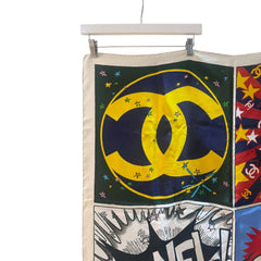Chanel 2026 'Metiers D'Art' Pop Art Square Scarf