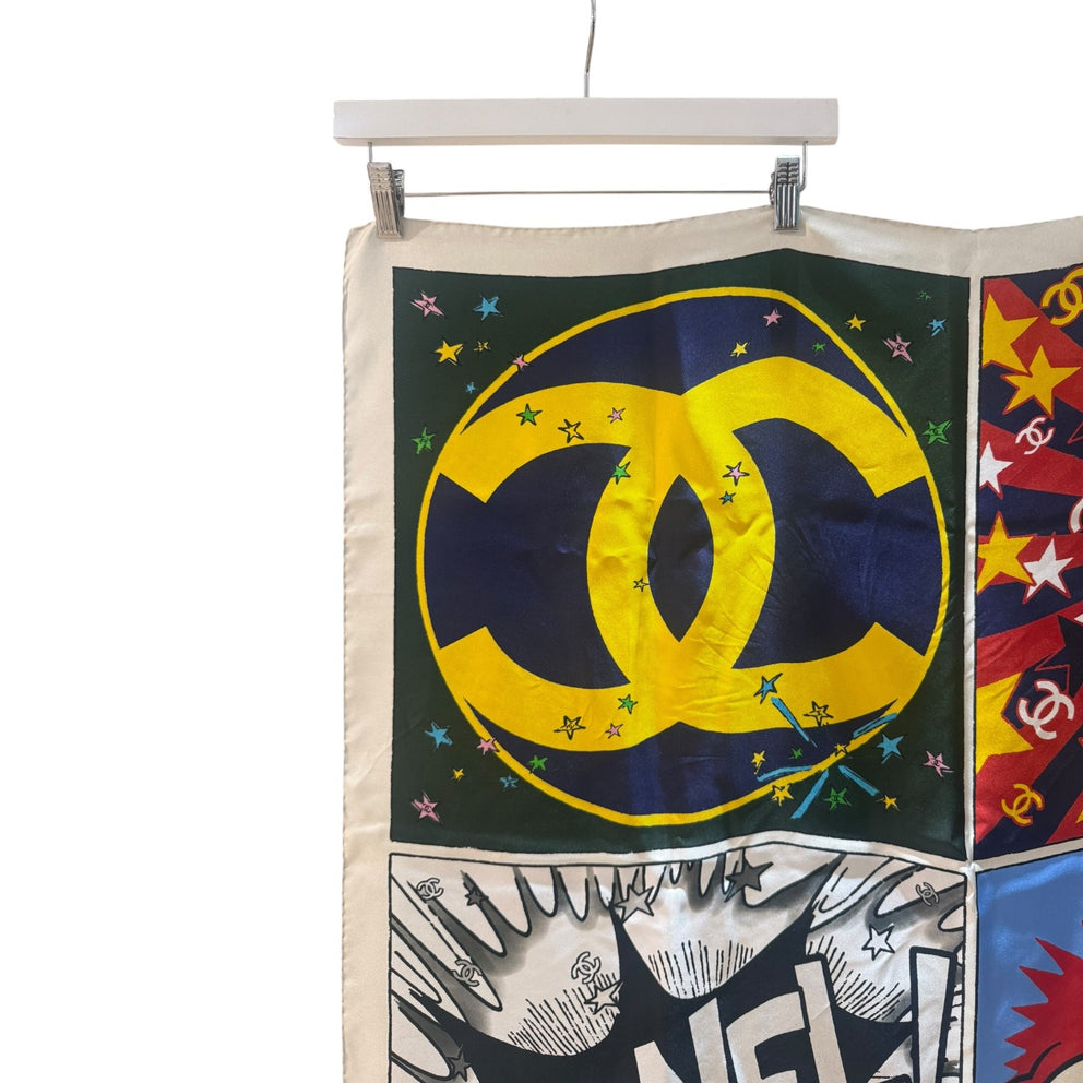 Chanel 2026 'Metiers D'Art' Pop Art Square Scarf