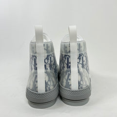 Dior B23 Blue/Grey Oblique Transparent High Top Sneaker Size 43
