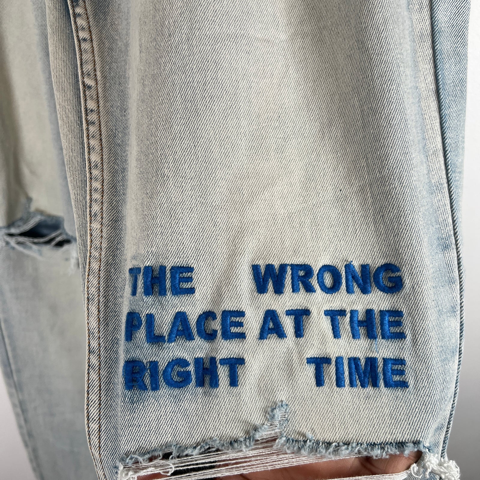 Ksubi Lightwash Van Winkle 'Right Time' Jeans Size 34