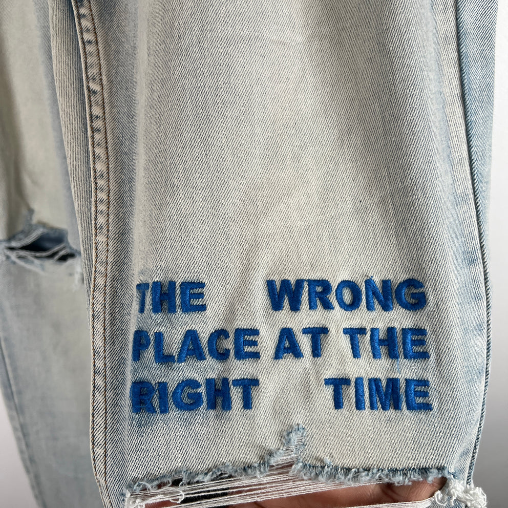 Ksubi Lightwash Van Winkle 'Right Time' Jeans Size 34