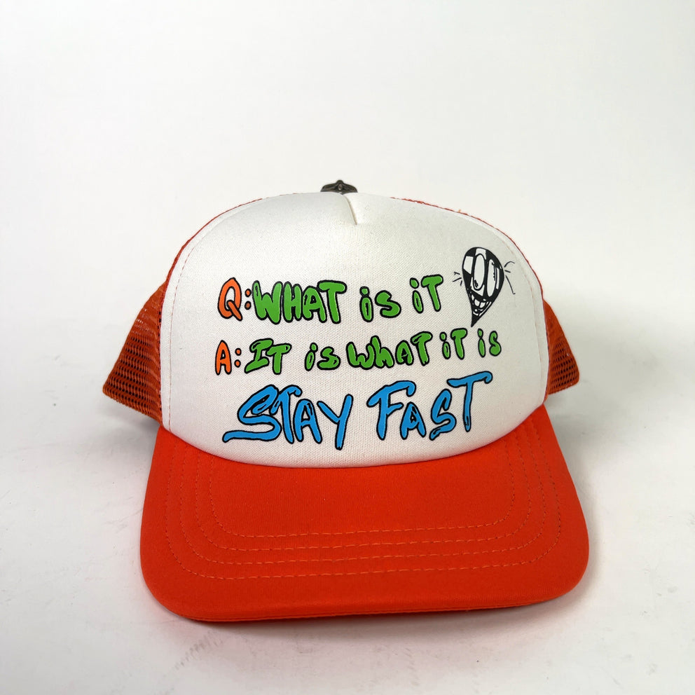 Chrome Hearts Matty Boy Stay Fast Trucker Hat