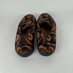 Dries Van Noten Gold Spiral Slip-On Sneaker Size 12