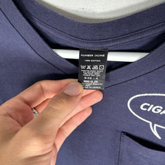 Number (N)ine Navy 'Cigarettes' Pocket T-Shirt Size 4