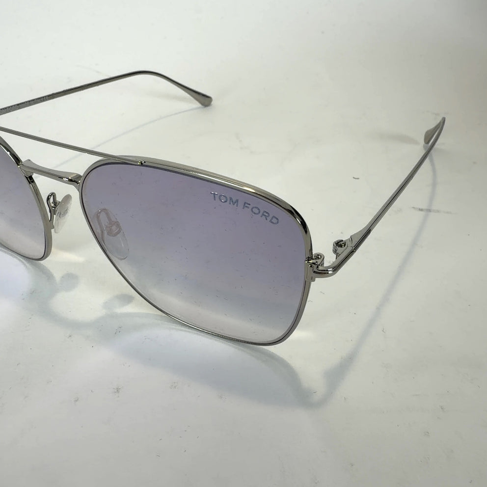 Tom Ford Rectangle Aviator Pink Lense Wire Frame Sunglasses