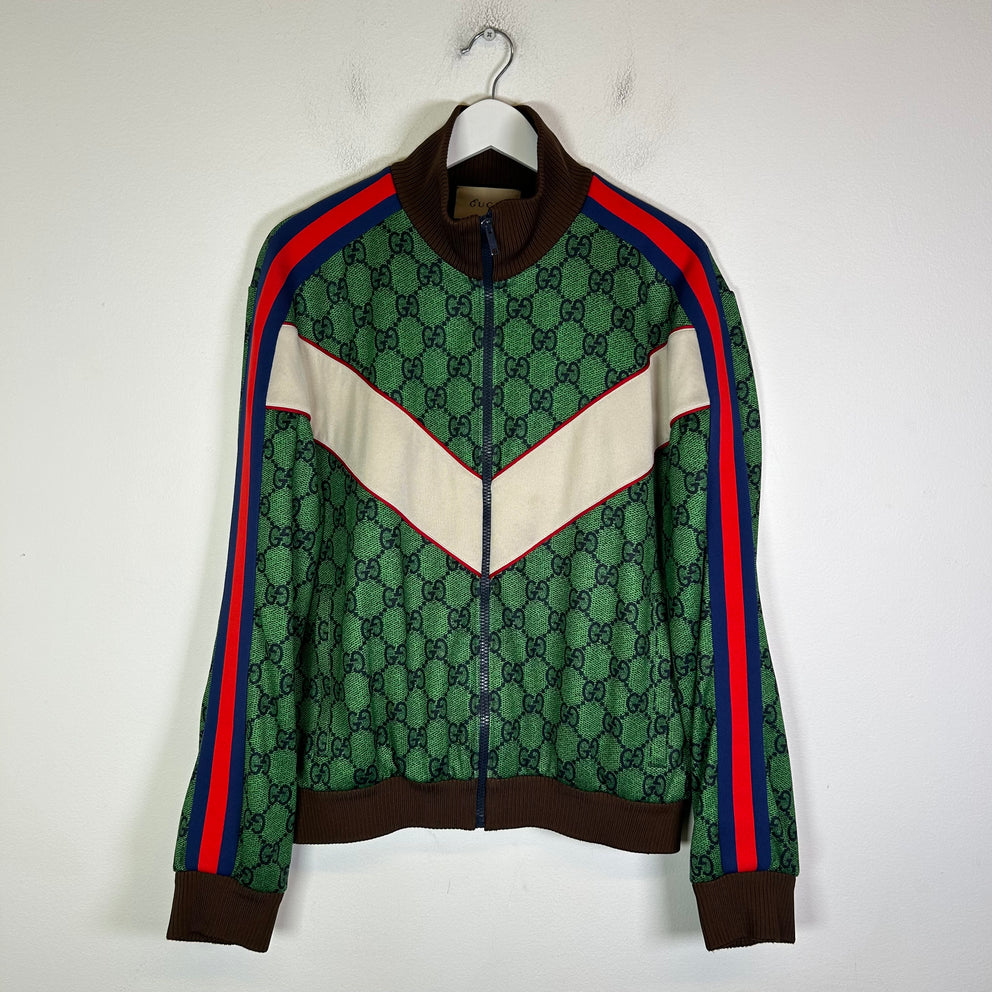 Gucci GG Monogram Tech-Jersey Track Jacket