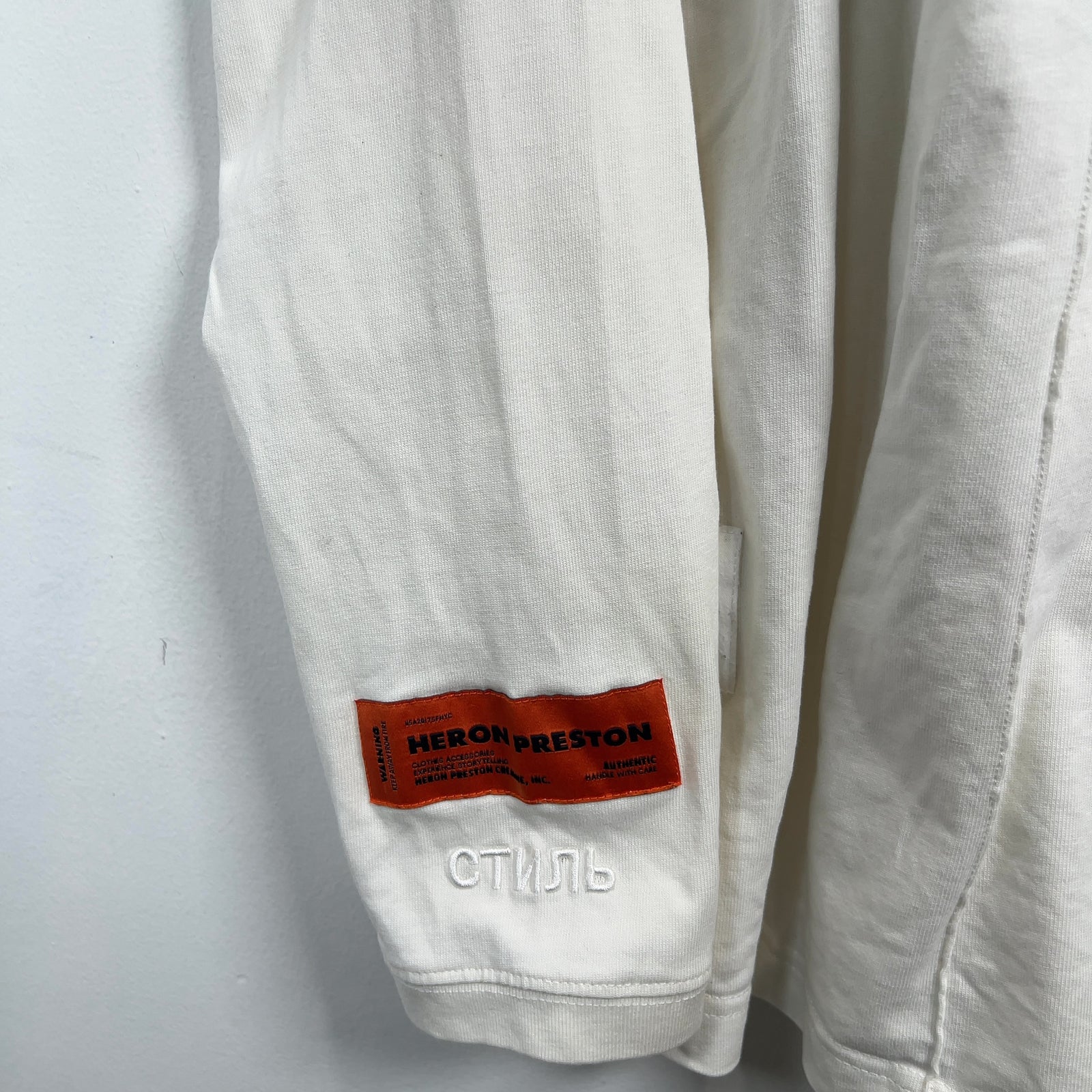 Heron Preston Embroidered Swan Graphic Longsleeve