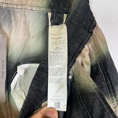 Rick Owens SS23 EDFU Plaid Cargo Bela Shorts