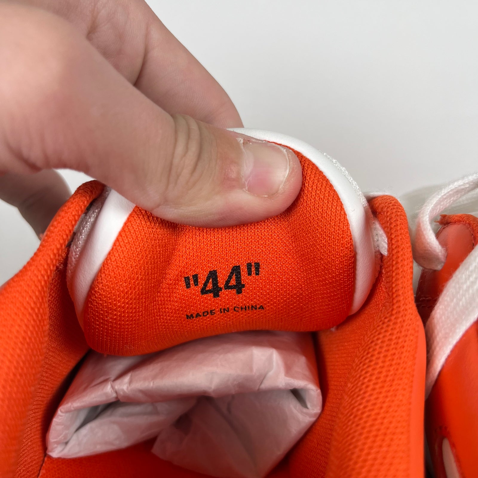 Off-White Orange/Blue Out of Office Sneakers Size 44