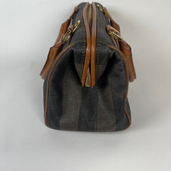 Fendi Pequin Striped Bag