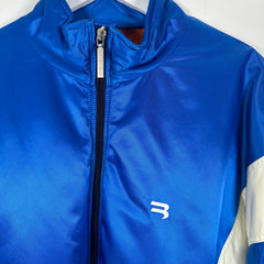 Balenciaga Padded Blue Ski Satin Jacker Size L