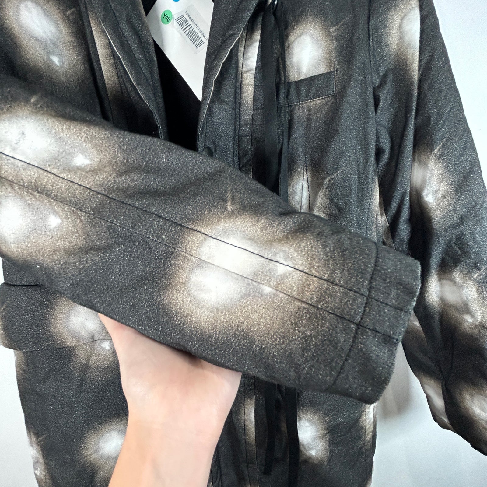 Ann Demeulemeester Sublimated Over Coat Size M