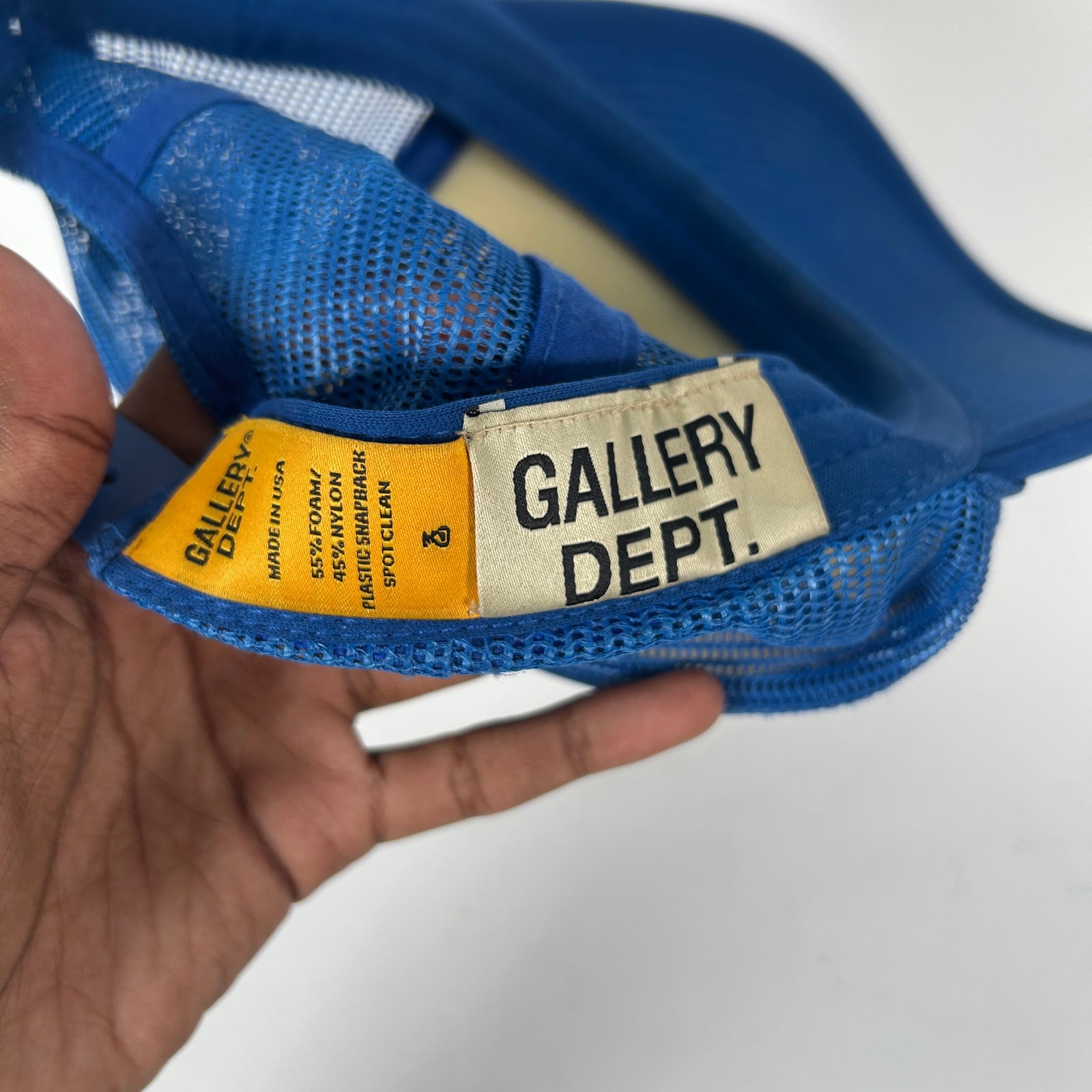 Gallery Dept Blue Logo Trucker Hat