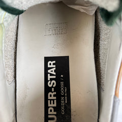 Golden Goose Green/Brown Superstar Sneaker Size 45