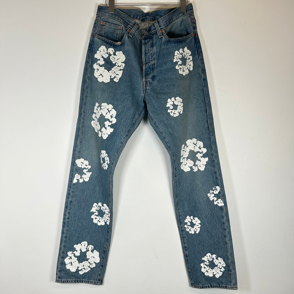 Denim Tears Lightwash Wreath Jeans Size 33