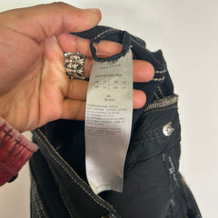 Rick Owens Drkshdw Black Detroit Cut Jeans Size 29