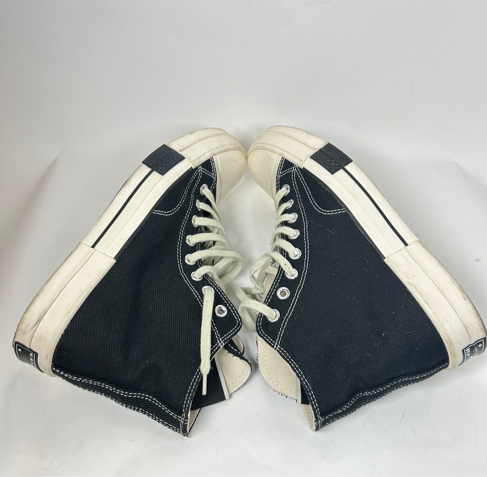 Rick Owens x Converse Black Drkstar Size 10