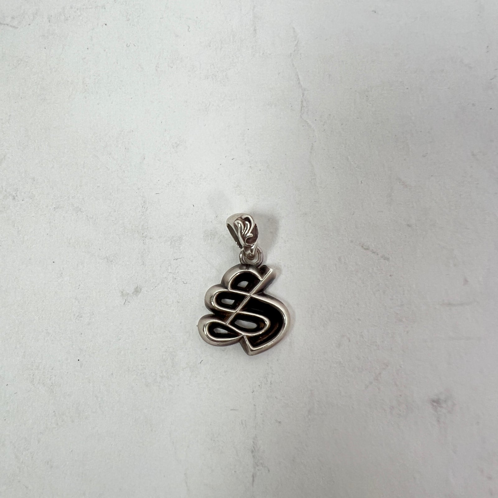Chrome Hearts Alphabet Initial "S" Charm Pendant