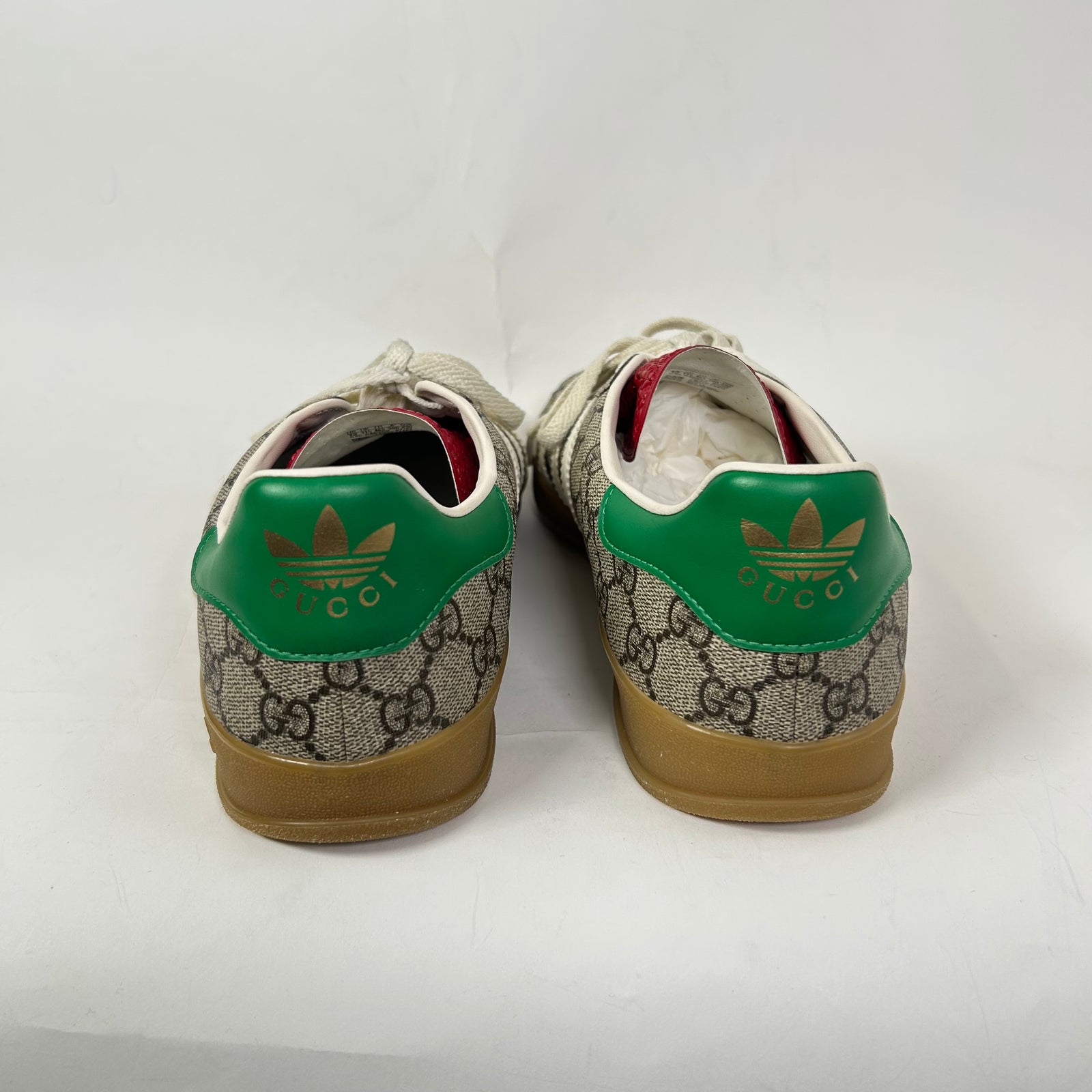 Gucci x Adidas Gazelle Beige GG Monogram Gazelle Size 12