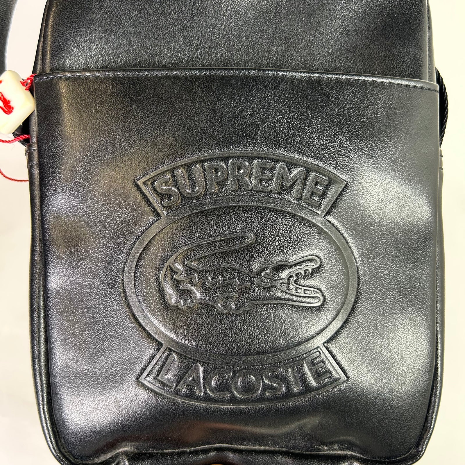 Supreme x Lacoste Leather Shoulder Bag