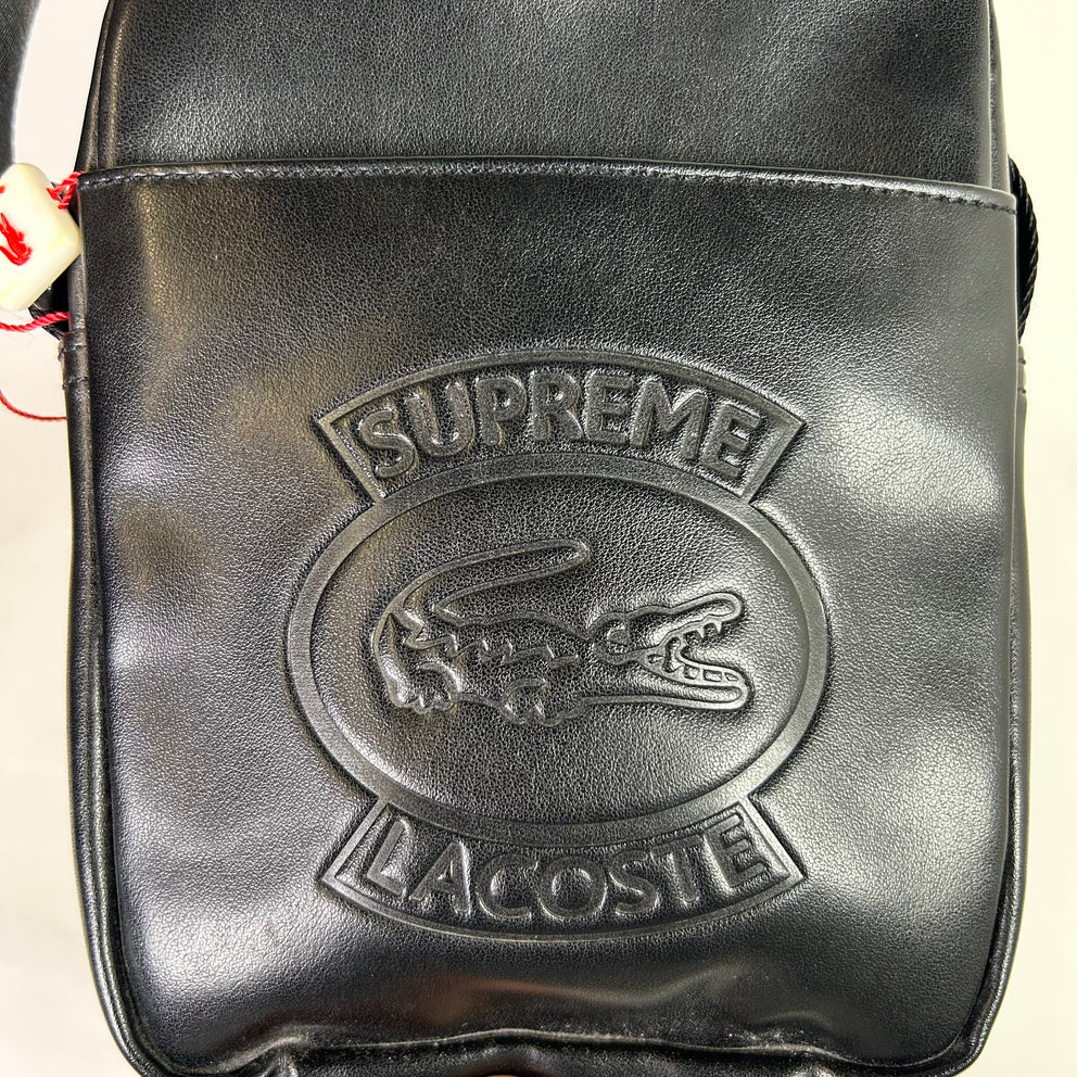 Supreme x Lacoste Leather Shoulder Bag