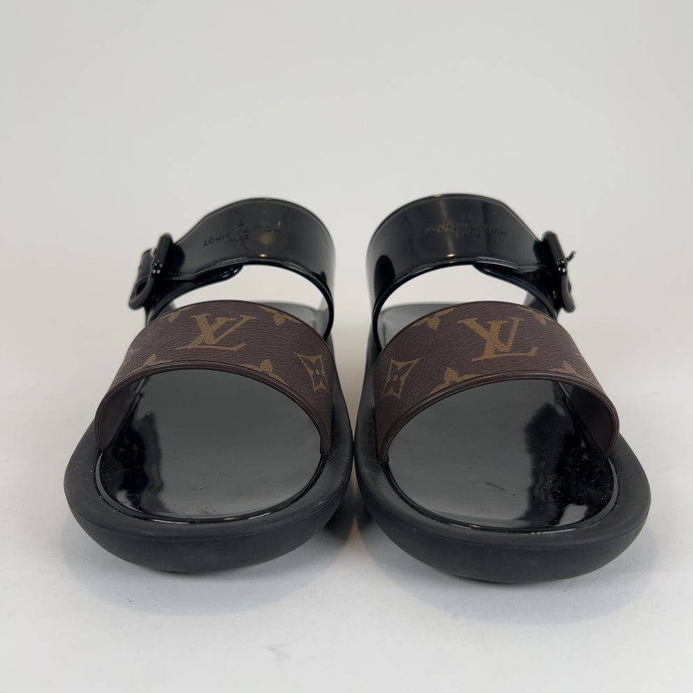 Louis Vuitton Monogram Sunbath Flat Sandals