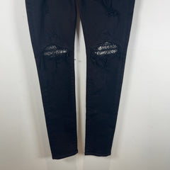 Amiri MX1 White/Black Bandana Jeans
