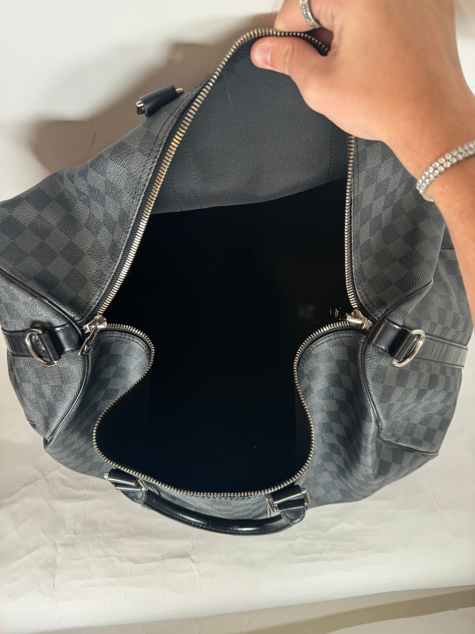 Louis Vuitton Damier Graphite Keepall 50