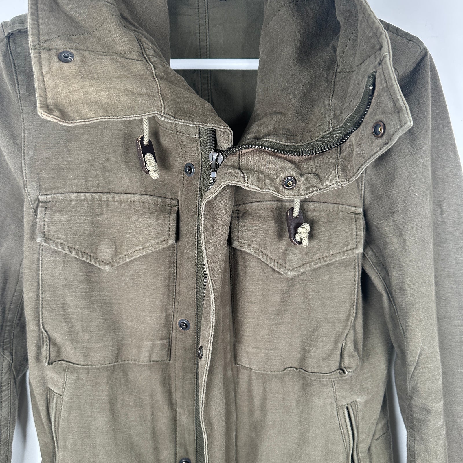 Attachment Green Cargo Hooded Jacket Size 2