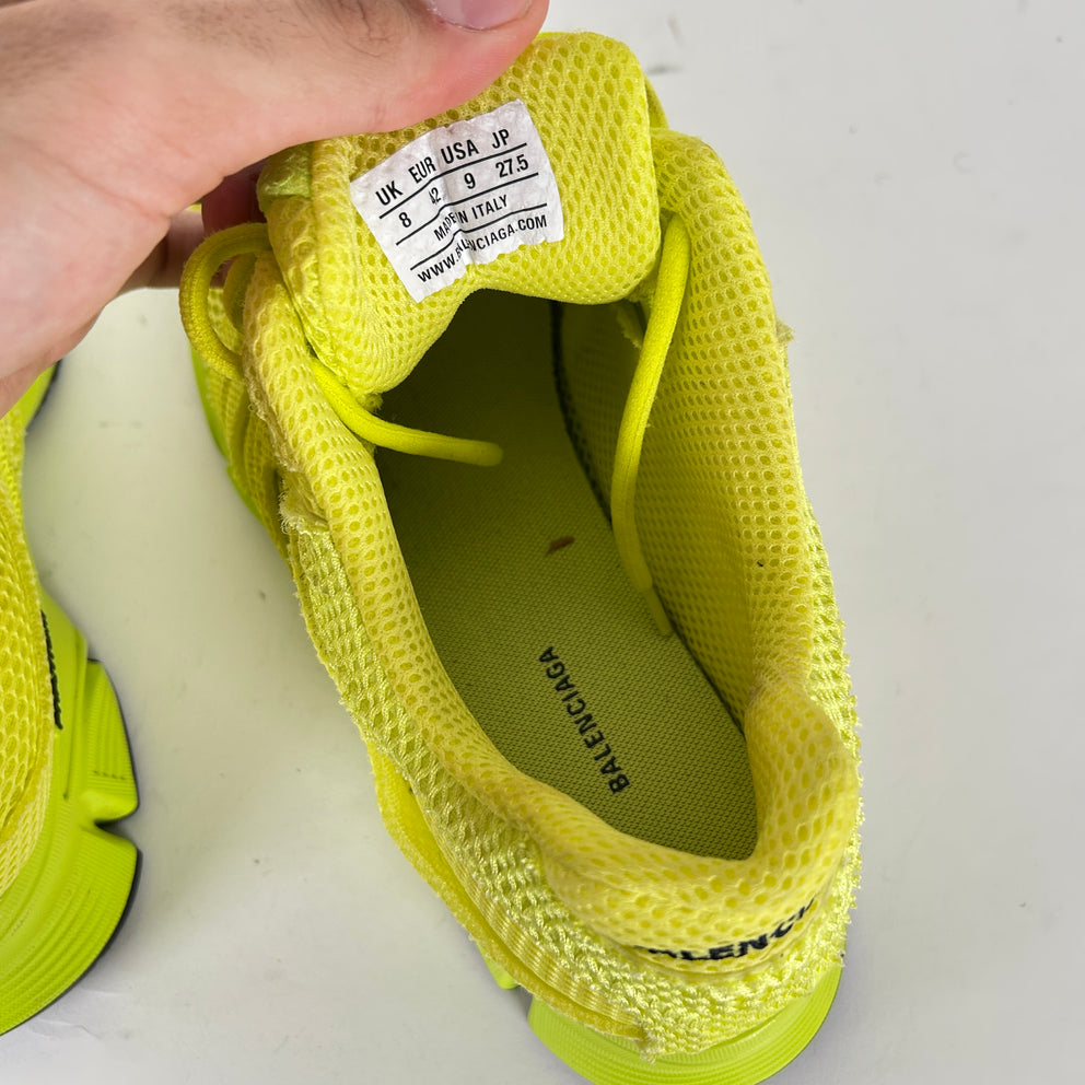 Balenciaga Neon Yellow Phantom Sneakers Size 42