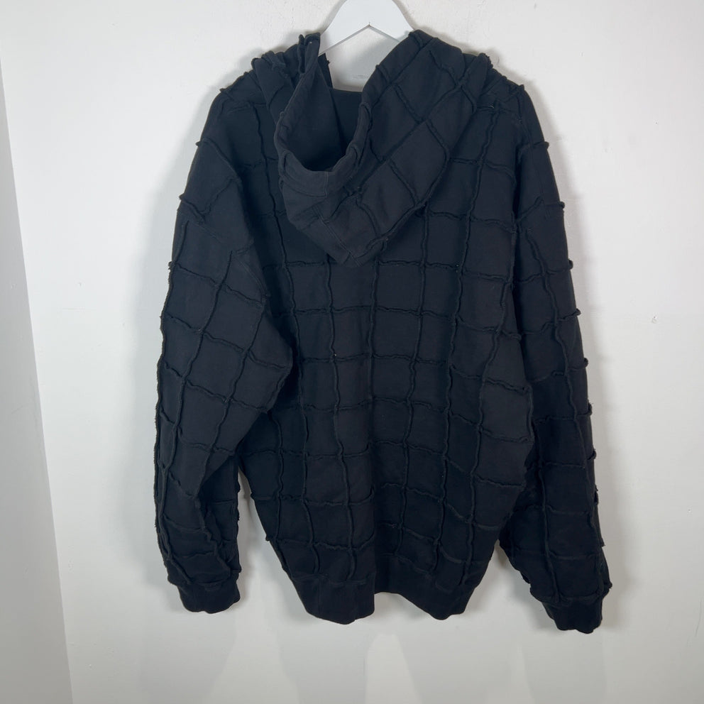 Supreme Reverse Patchwork Zip-Up Light Jacket