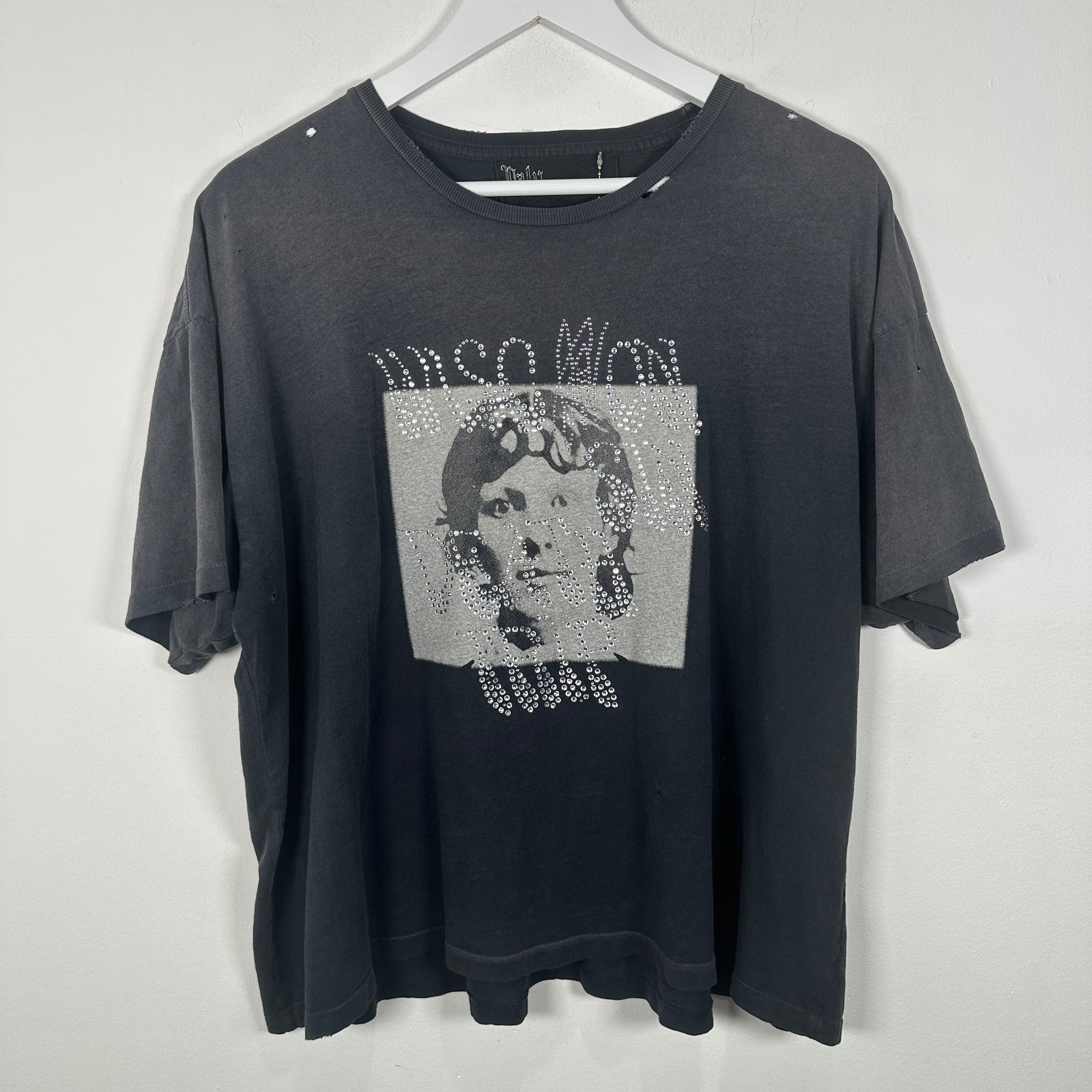 Paly Wisconsin Death Trip Crystal T-Shirt Size M