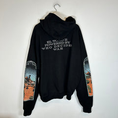 Who Decides War x EST Gee Black Glass Hoodie Size L