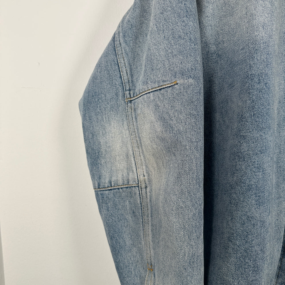 Martine Rose Denim Button-Up Shirt Size L