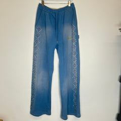 HMDD Light Blue Crystal Sweatpants Size XL