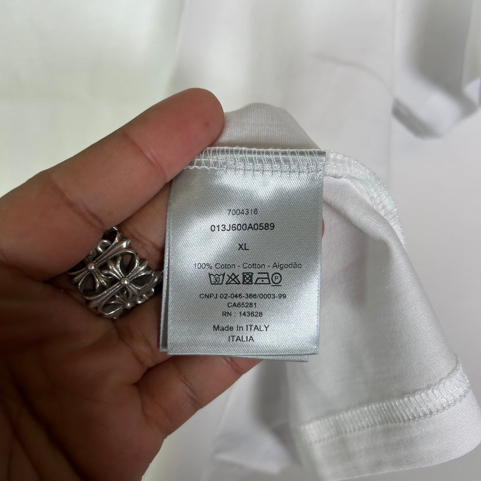 Dior White CD Icon Logo T-Shirt