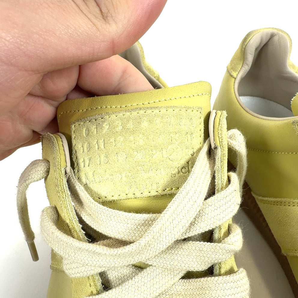 Maison Margiela Yellow GATS Lowtop Sneakers