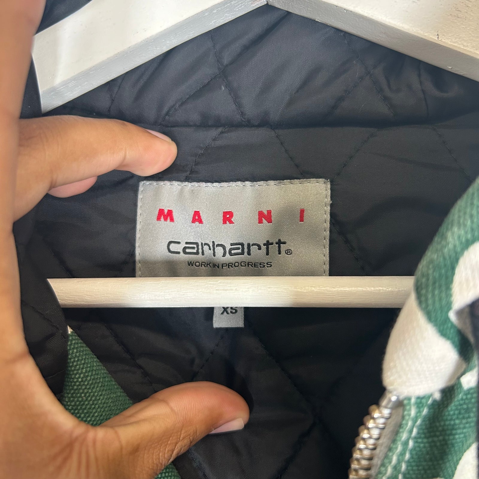 Marni X Carhartt Green Flower Jacket Size XS