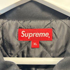 Supreme x Toshio Saeki FW20 Black Patchwork Quilted Work Jacket Size XL