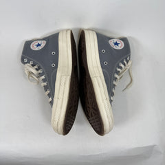 CDG Grey High Top Converse Size 10