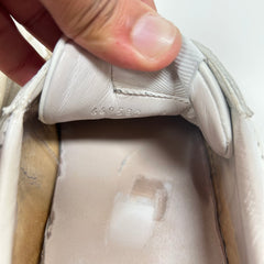 Gucci White GG Embossed Sneakers Size 10