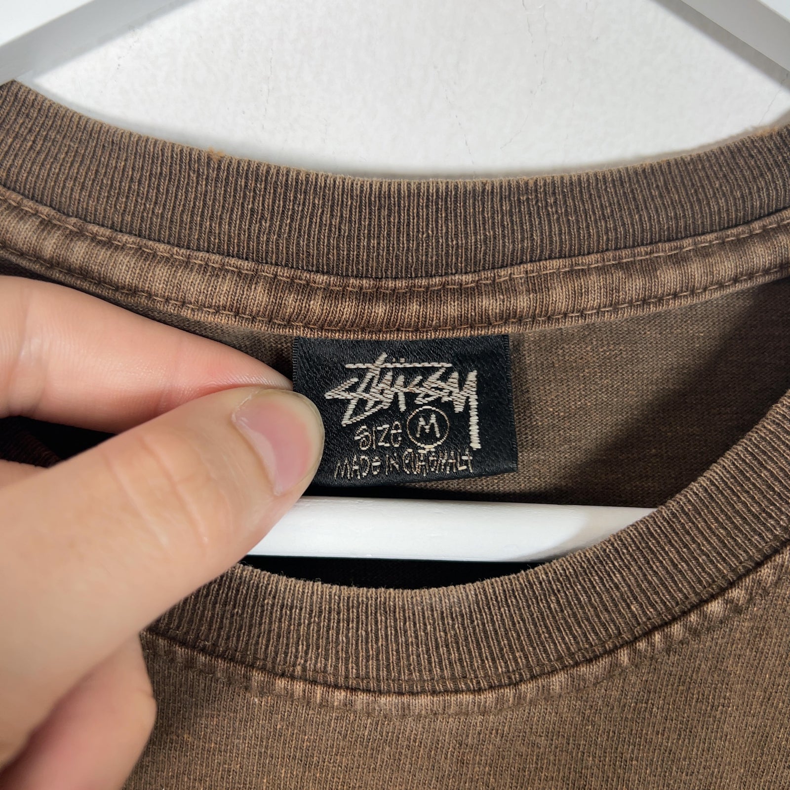 Stussy Crown Graphic Brown T-Shirt