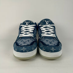 Louis Vuitton LV Denim Monogram Trainer Size LV10.5