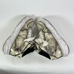 MMY Brushed Patent Leather Wayne High-Top Sneakers