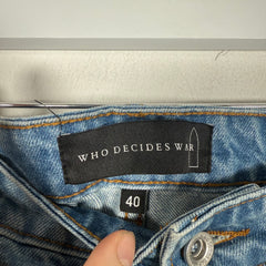 Who Decides War Patched Arch Carpeneter Shorts Size 40