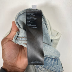 Balenciaga Lightwash Baggy Denim Jeans Size 32