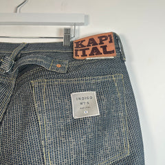 Kapital Century Denim 5P Monkey Cisco Jeans Size 38