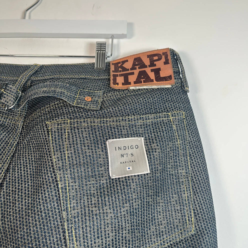 Kapital Century Denim 5P Monkey Cisco Jeans Size 38