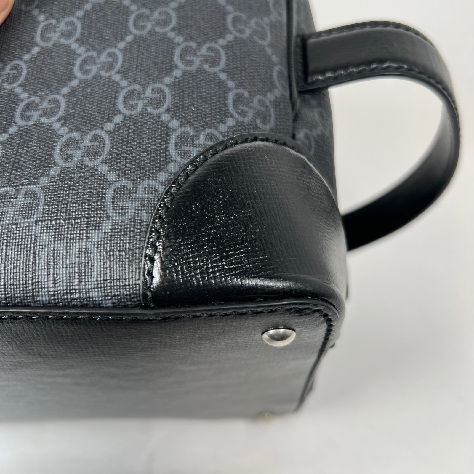 Gucci Black GG Supreme Large Toiletry Bag