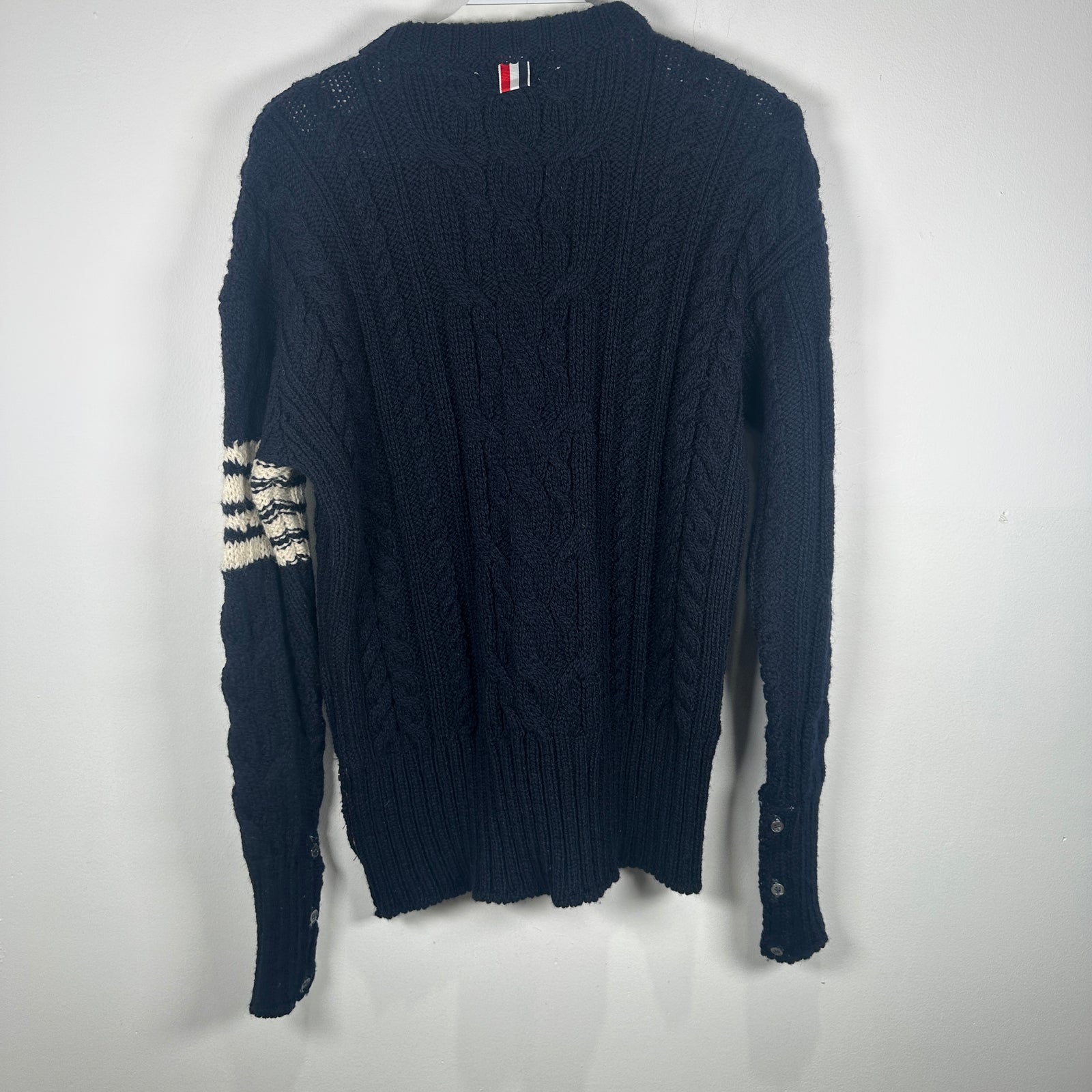 Thom Browne Cable Knit Sweater Size 4